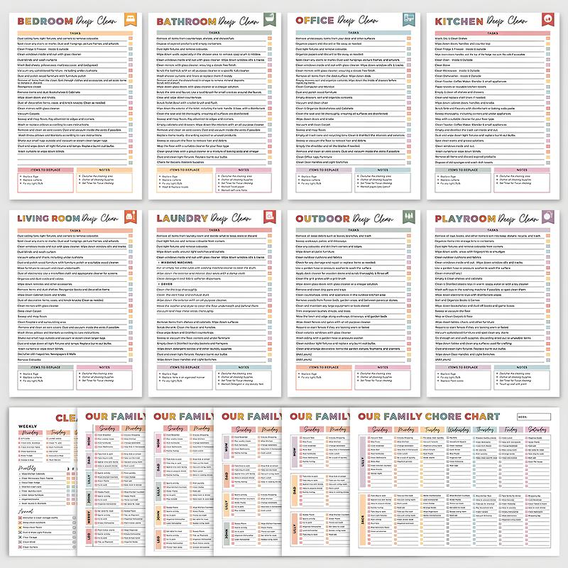 ADHD Cleaning Planner