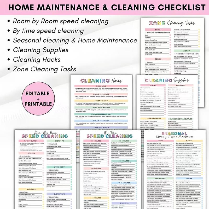 ADHD Cleaning Planner